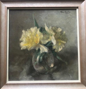Georg Rueter, A Flower Still Life with Roses - Lyklema Fine Art