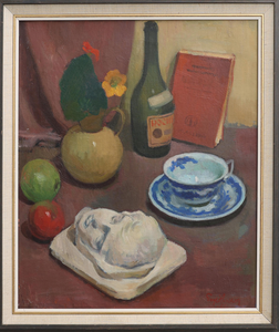 Tage Hansson, A still life with cup and saucer